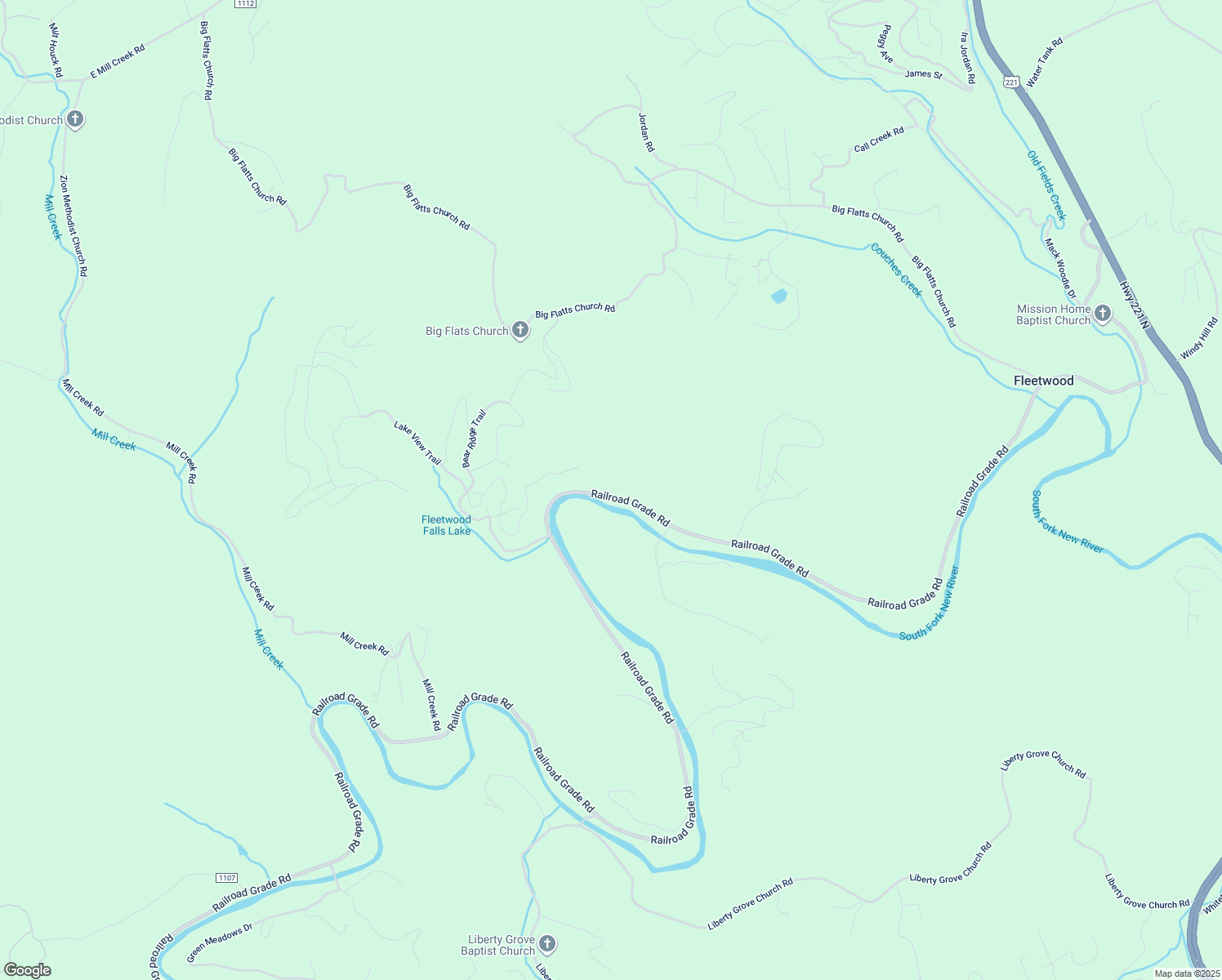 map of restaurants, bars, coffee shops, grocery stores, and more near 2800 Railroad Grade Road in Fleetwood