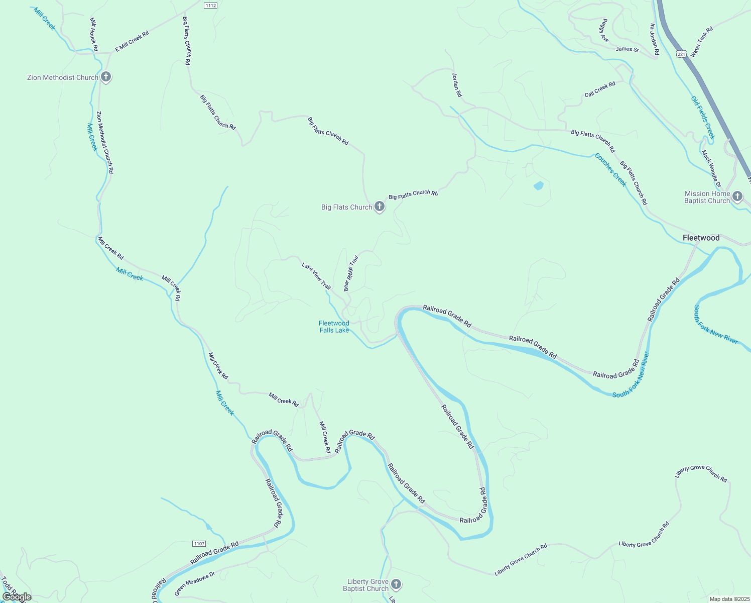 map of restaurants, bars, coffee shops, grocery stores, and more near 192 Lake View Trail in Fleetwood