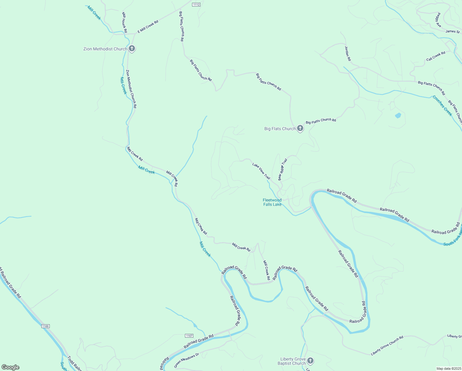 map of restaurants, bars, coffee shops, grocery stores, and more near 529 Eagle Nest Lane in Fleetwood