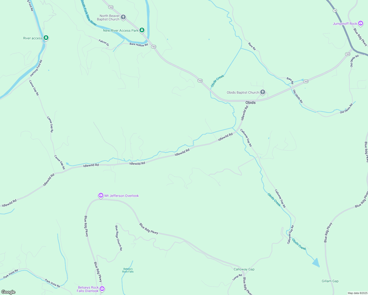 map of restaurants, bars, coffee shops, grocery stores, and more near 876 Idlewild Road in West Jefferson