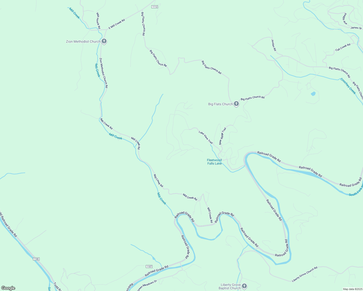 map of restaurants, bars, coffee shops, grocery stores, and more near 501 Eagle Nest Lane in Fleetwood