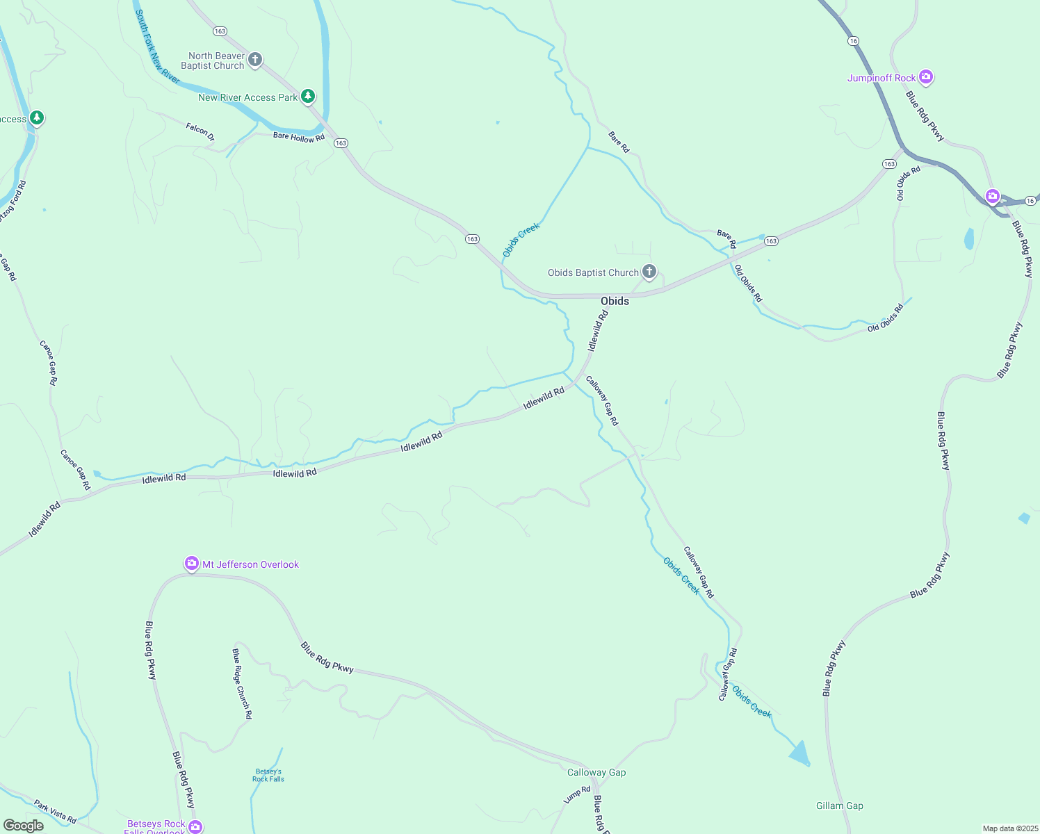 map of restaurants, bars, coffee shops, grocery stores, and more near 659 Idlewild Road in West Jefferson