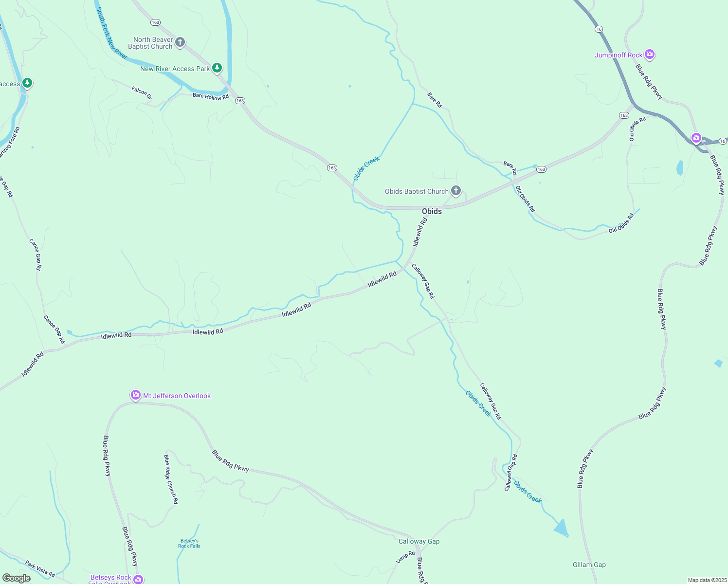 map of restaurants, bars, coffee shops, grocery stores, and more near 659 Idlewild Road in West Jefferson