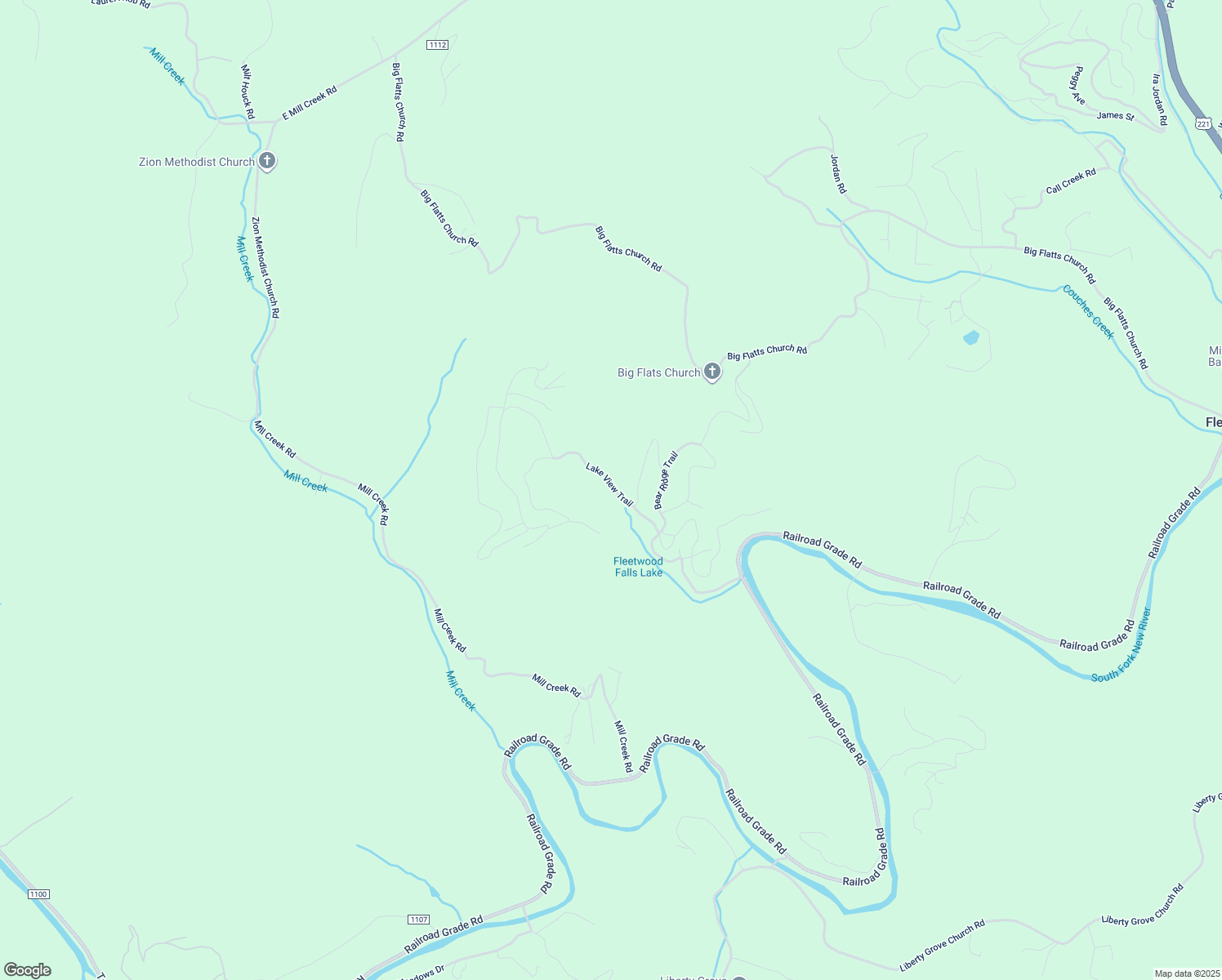 map of restaurants, bars, coffee shops, grocery stores, and more near 693 Lake View Trail in Fleetwood