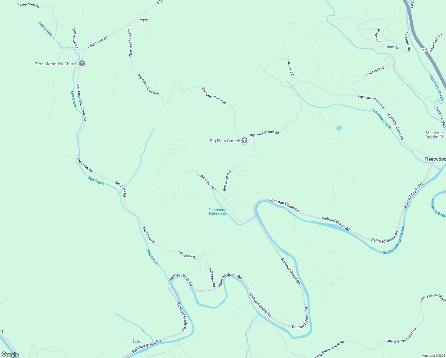 map of restaurants, bars, coffee shops, grocery stores, and more near 107 Doe Run Trail in Fleetwood