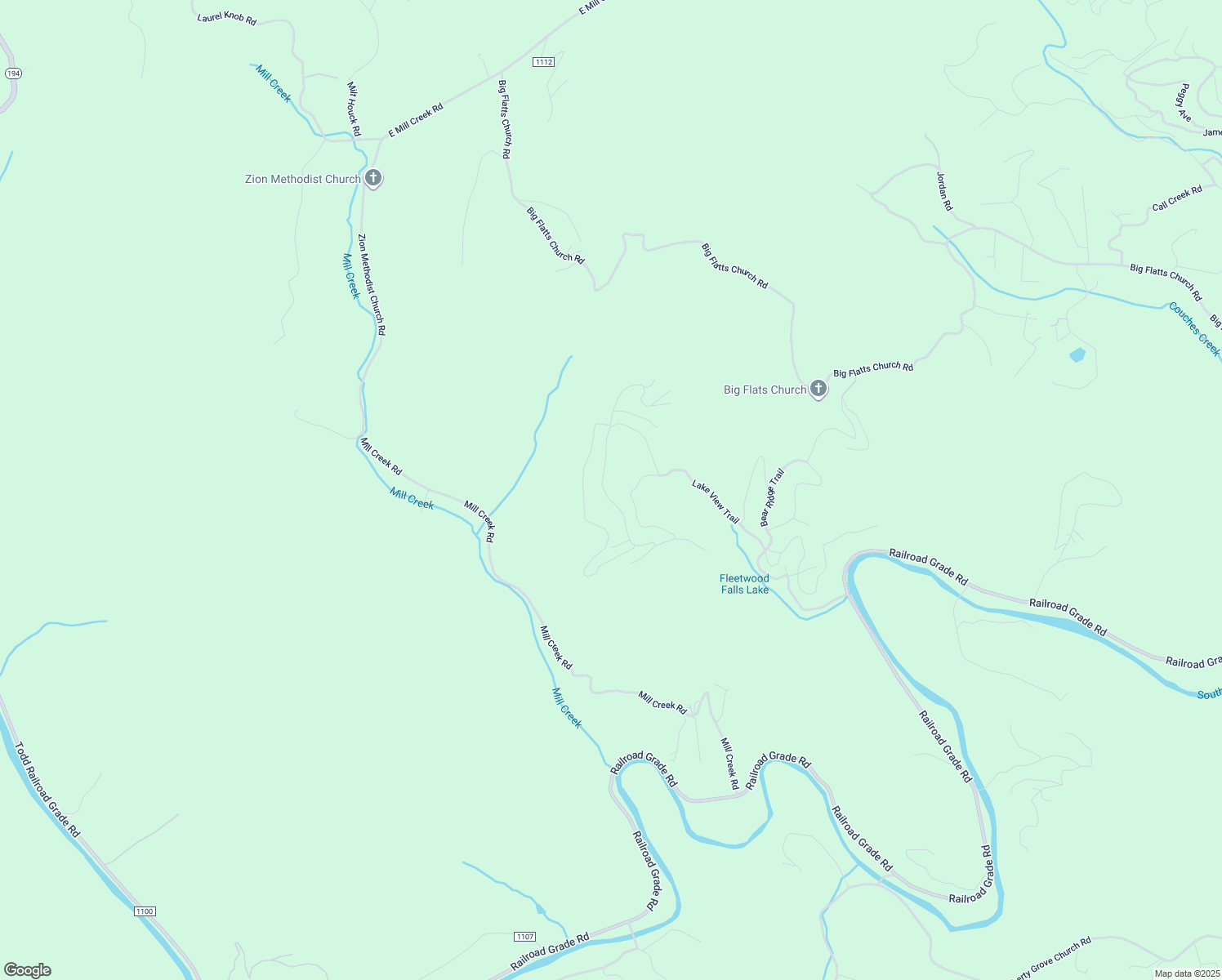 map of restaurants, bars, coffee shops, grocery stores, and more near 321 Eagle Nest Lane in Fleetwood