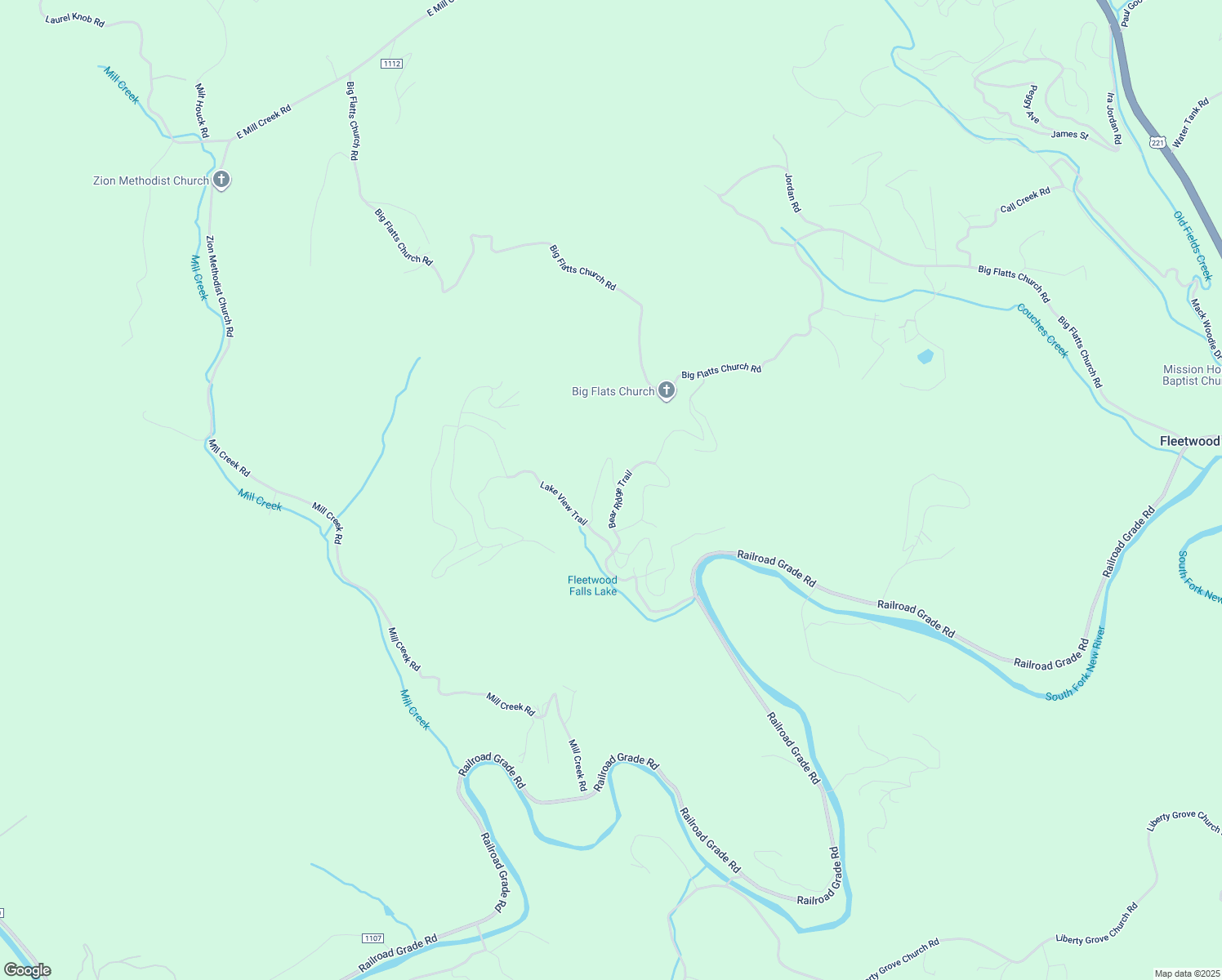 map of restaurants, bars, coffee shops, grocery stores, and more near 107 Doe Run Trail in Fleetwood