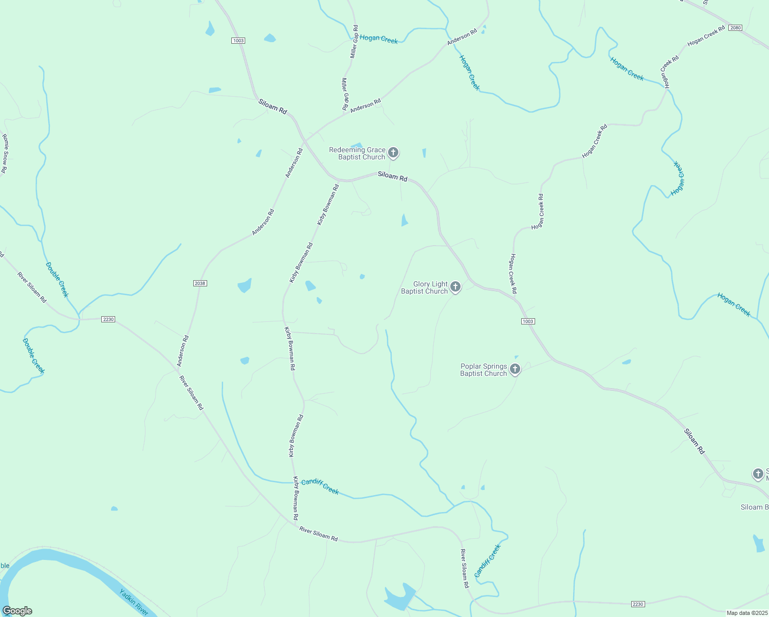 map of restaurants, bars, coffee shops, grocery stores, and more near 383 Poindexter Road in Siloam