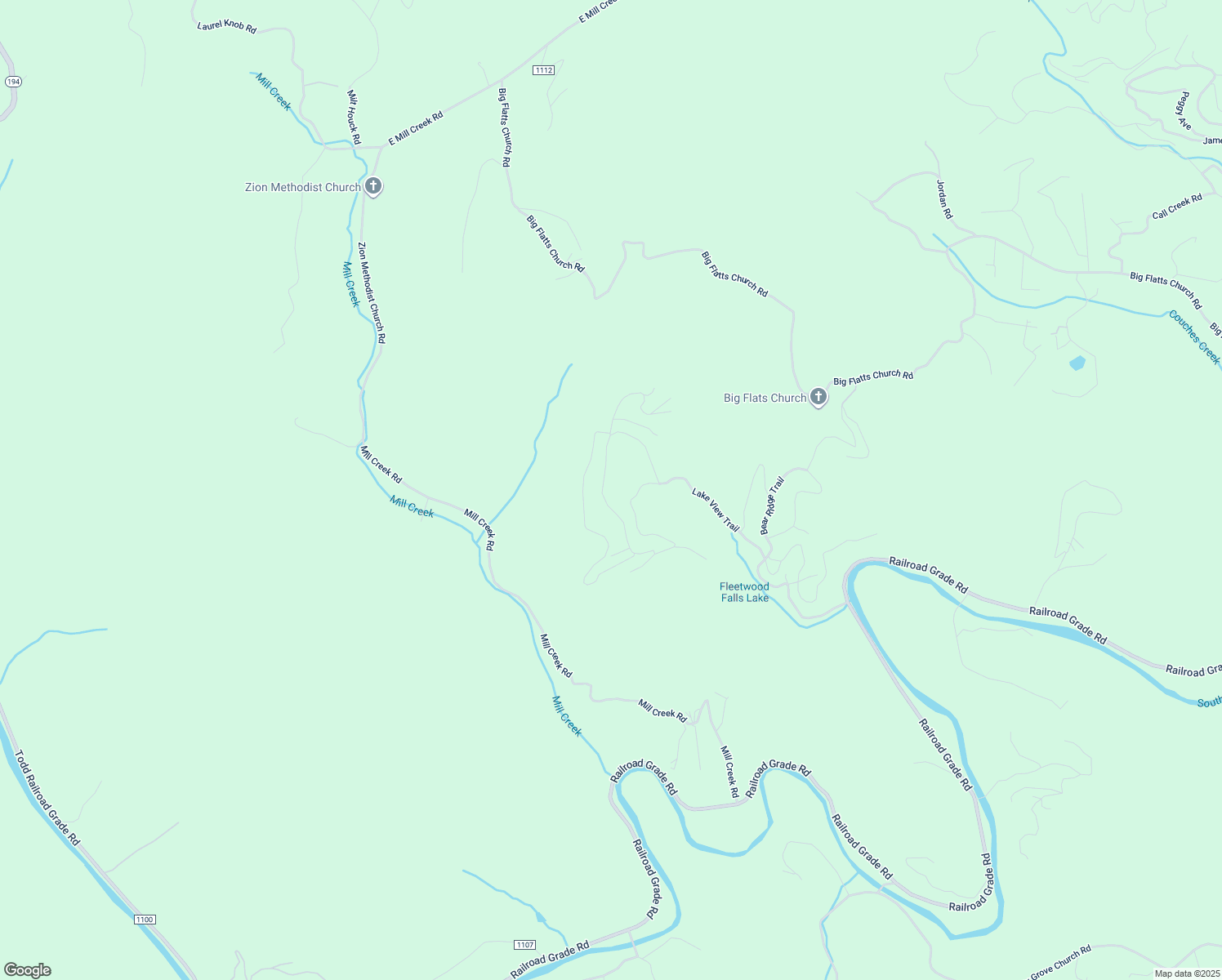 map of restaurants, bars, coffee shops, grocery stores, and more near 279 Eagle Nest Lane in Fleetwood