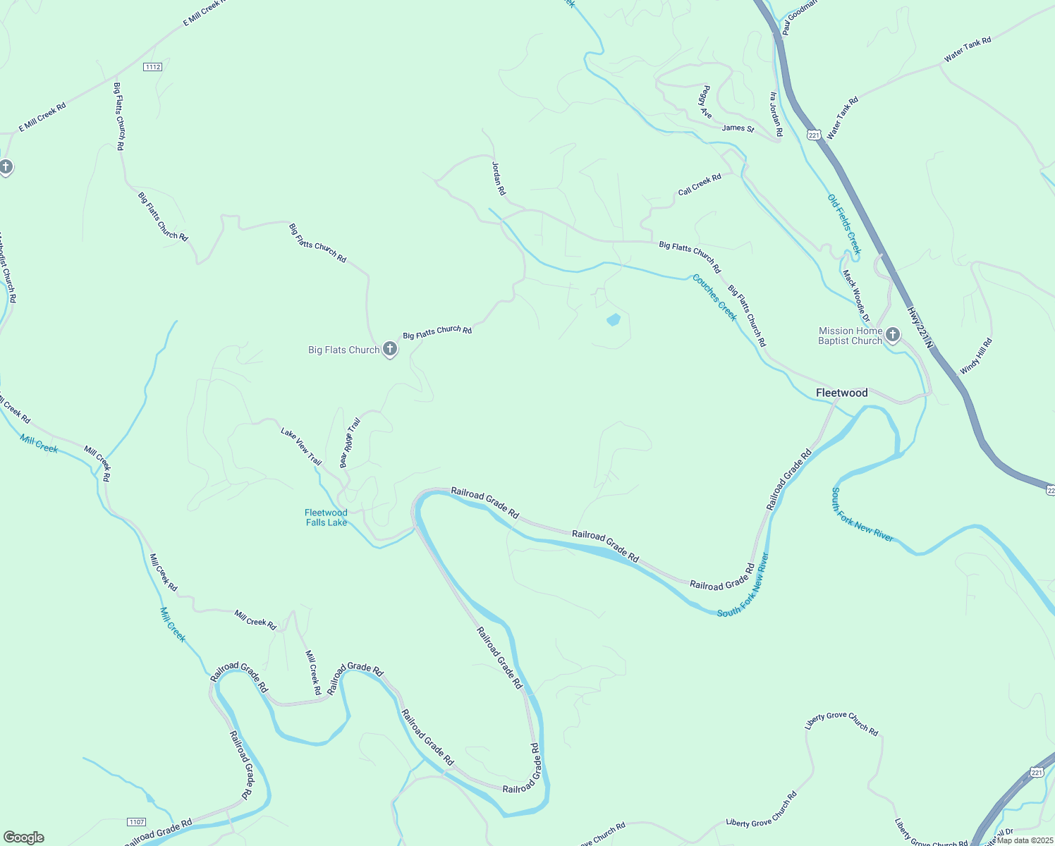 map of restaurants, bars, coffee shops, grocery stores, and more near 2718 Railroad Grade Road in Fleetwood