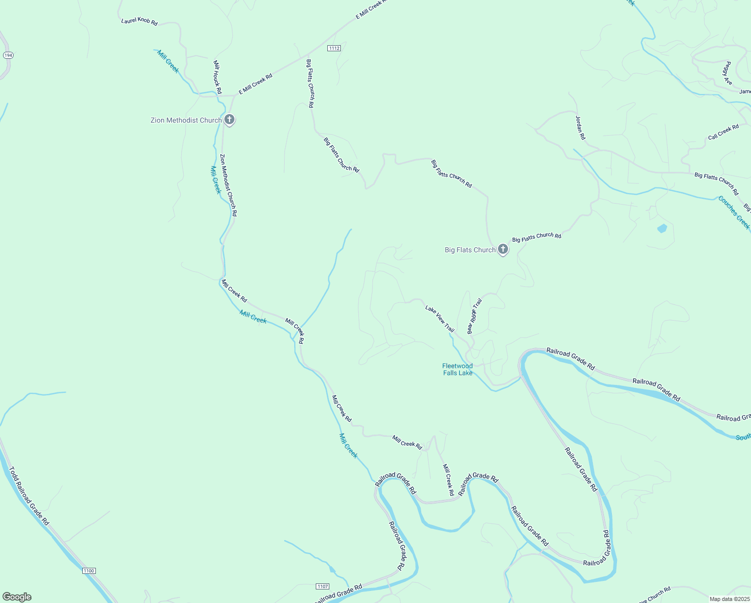 map of restaurants, bars, coffee shops, grocery stores, and more near 255 Eagle Nest Lane in Fleetwood