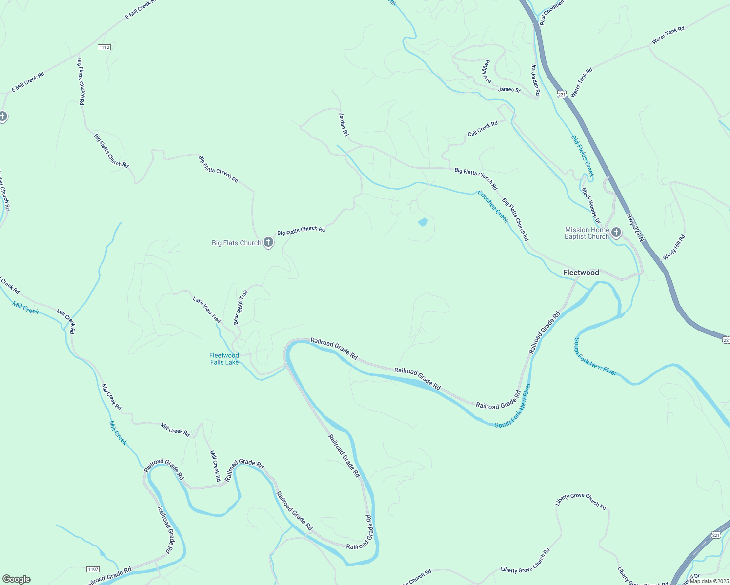 map of restaurants, bars, coffee shops, grocery stores, and more near 2718 Railroad Grade Road in Fleetwood
