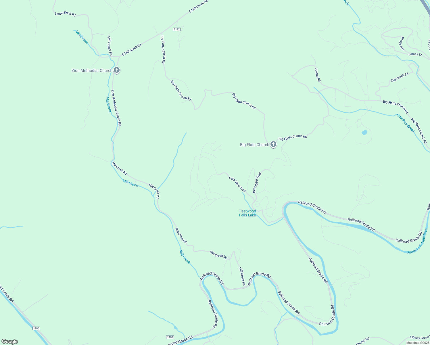 map of restaurants, bars, coffee shops, grocery stores, and more near 127 Azalea Trail in Fleetwood