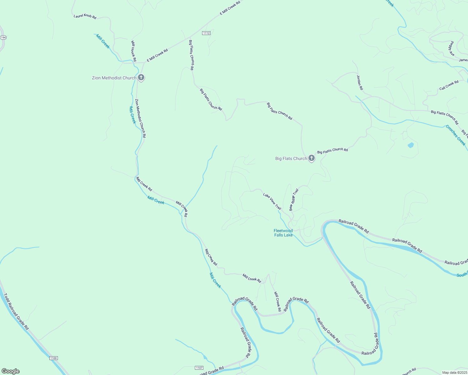 map of restaurants, bars, coffee shops, grocery stores, and more near 229 Eagle Nest Lane in Fleetwood