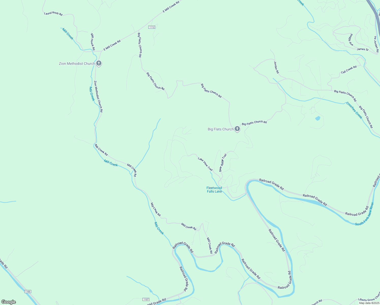 map of restaurants, bars, coffee shops, grocery stores, and more near 124 Azalea Trail in Fleetwood