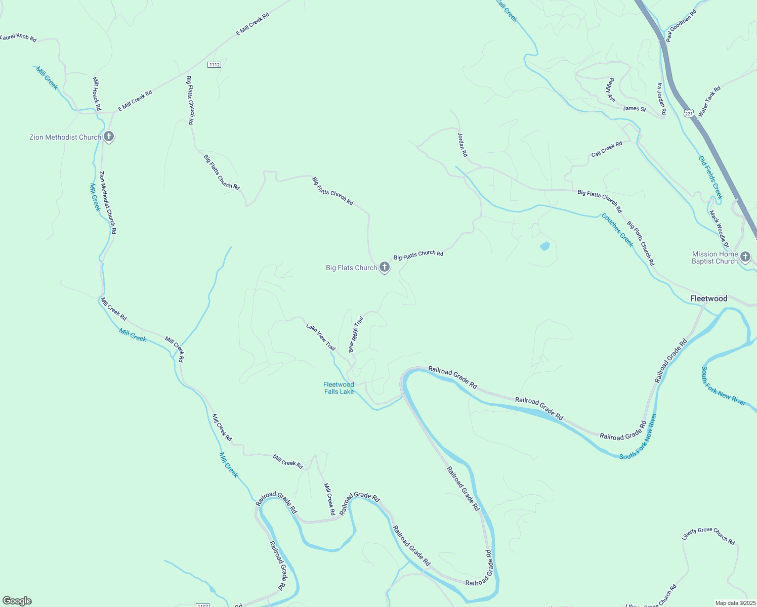 map of restaurants, bars, coffee shops, grocery stores, and more near 143 Gap Trail in Fleetwood