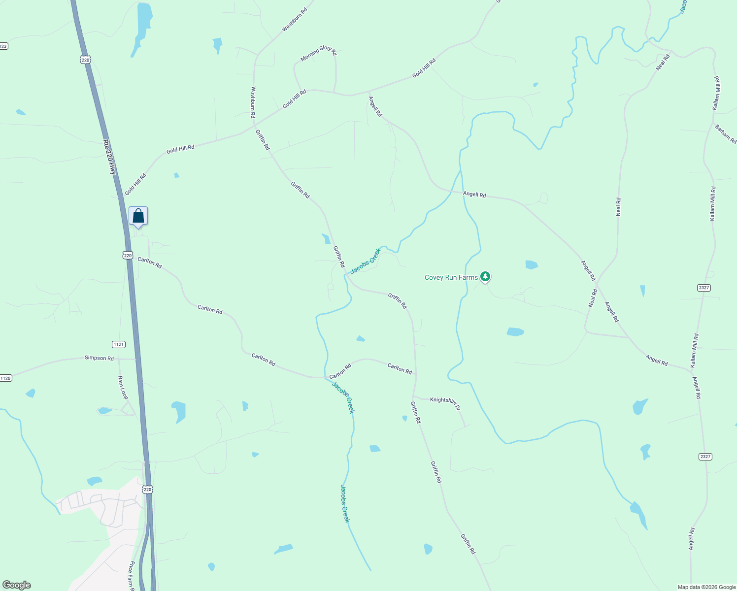 map of restaurants, bars, coffee shops, grocery stores, and more near in Summerfield