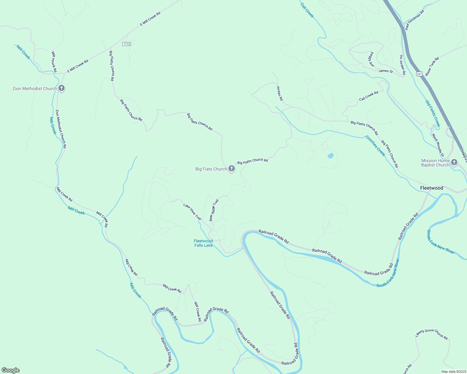 map of restaurants, bars, coffee shops, grocery stores, and more near 208B Gap Trail in Fleetwood
