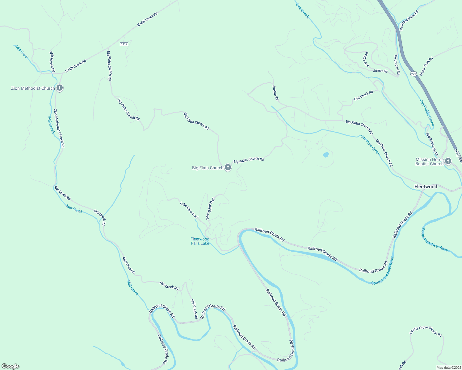 map of restaurants, bars, coffee shops, grocery stores, and more near 208 Gap Trail in Fleetwood