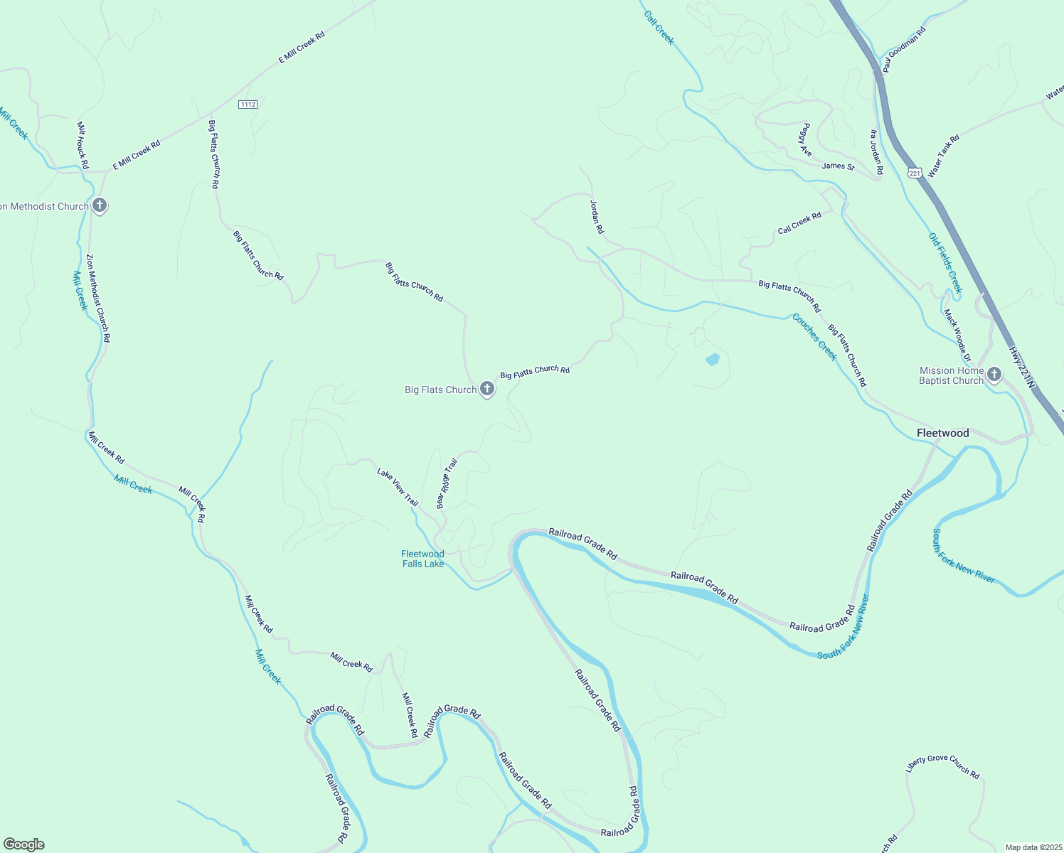 map of restaurants, bars, coffee shops, grocery stores, and more near 247 Scenic Trail in Fleetwood