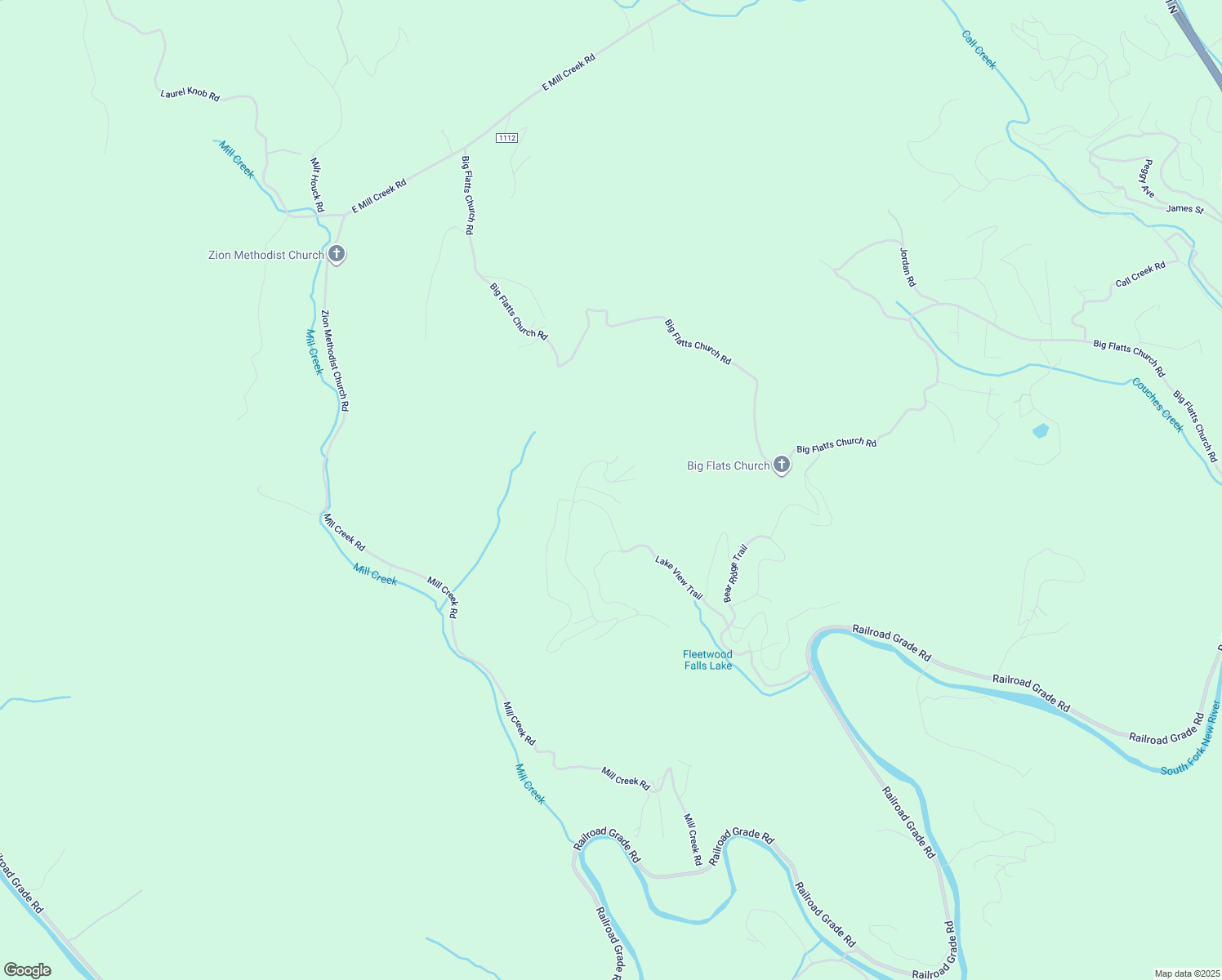 map of restaurants, bars, coffee shops, grocery stores, and more near 190 Grandfather Trail in Fleetwood