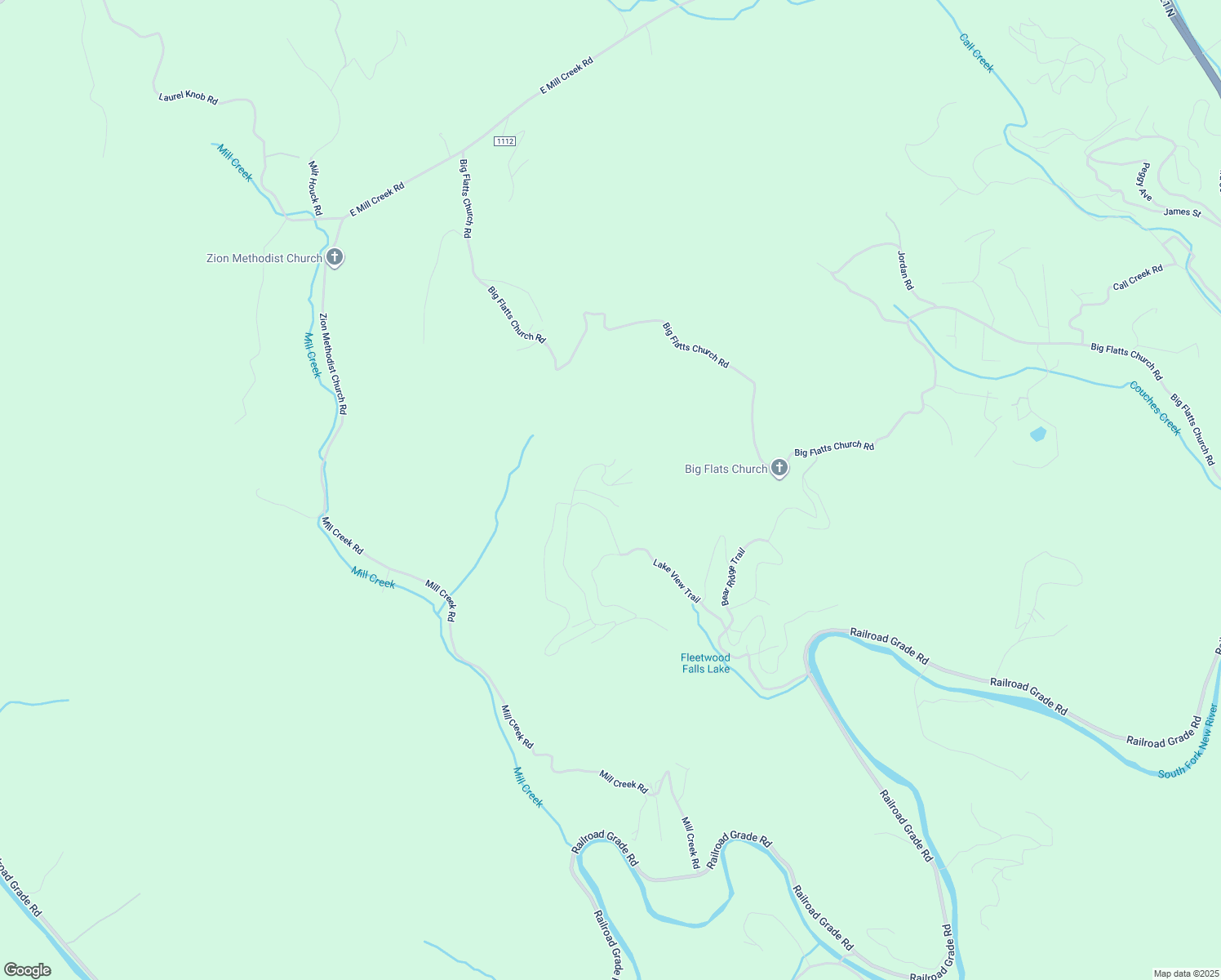 map of restaurants, bars, coffee shops, grocery stores, and more near 190 Grandfather Trail in Fleetwood