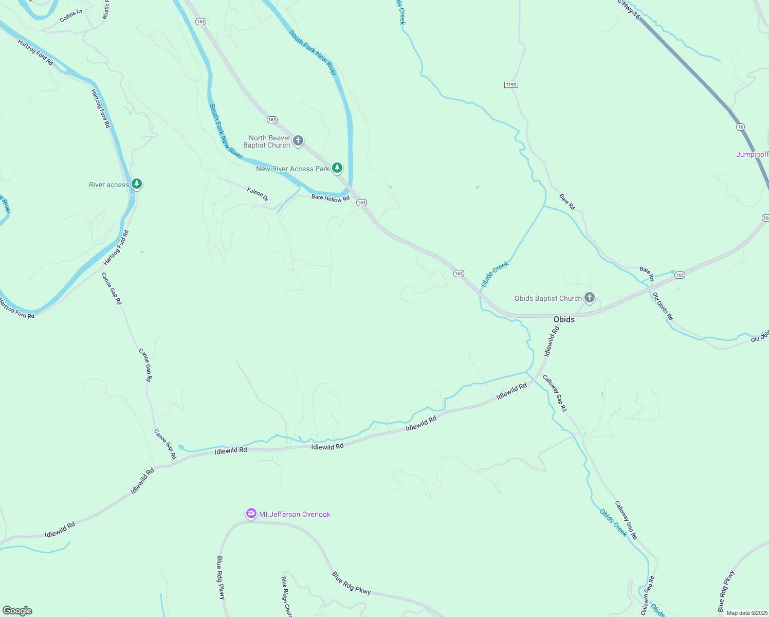 map of restaurants, bars, coffee shops, grocery stores, and more near 644 Davis Acres Drive in West Jefferson