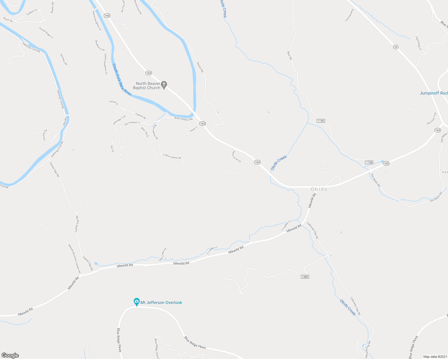 map of restaurants, bars, coffee shops, grocery stores, and more near 642 Davis Acres Drive in West Jefferson