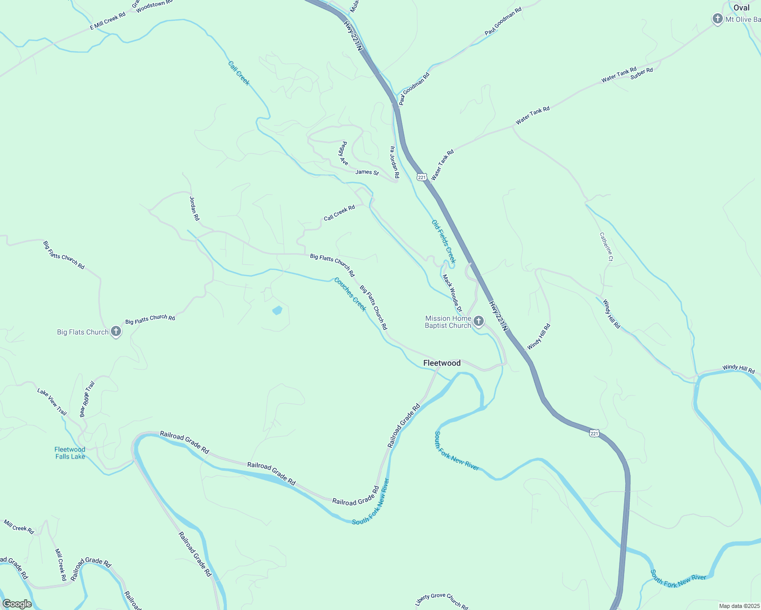 map of restaurants, bars, coffee shops, grocery stores, and more near 522 Big Flatts Church Road in Fleetwood