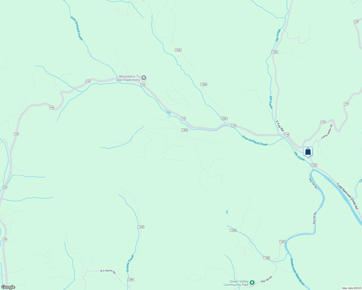 map of restaurants, bars, coffee shops, grocery stores, and more near 441 Ragan Road in Todd
