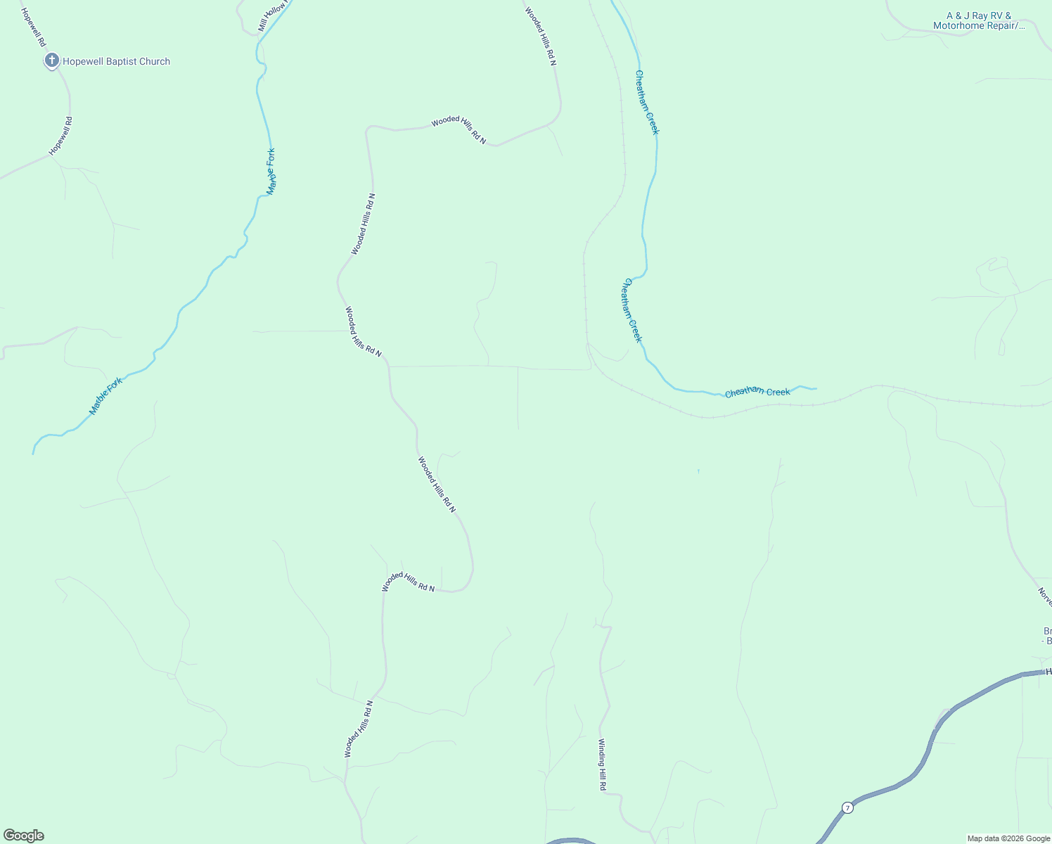 map of restaurants, bars, coffee shops, grocery stores, and more near 7532A Blackberry Drive North in Harrison