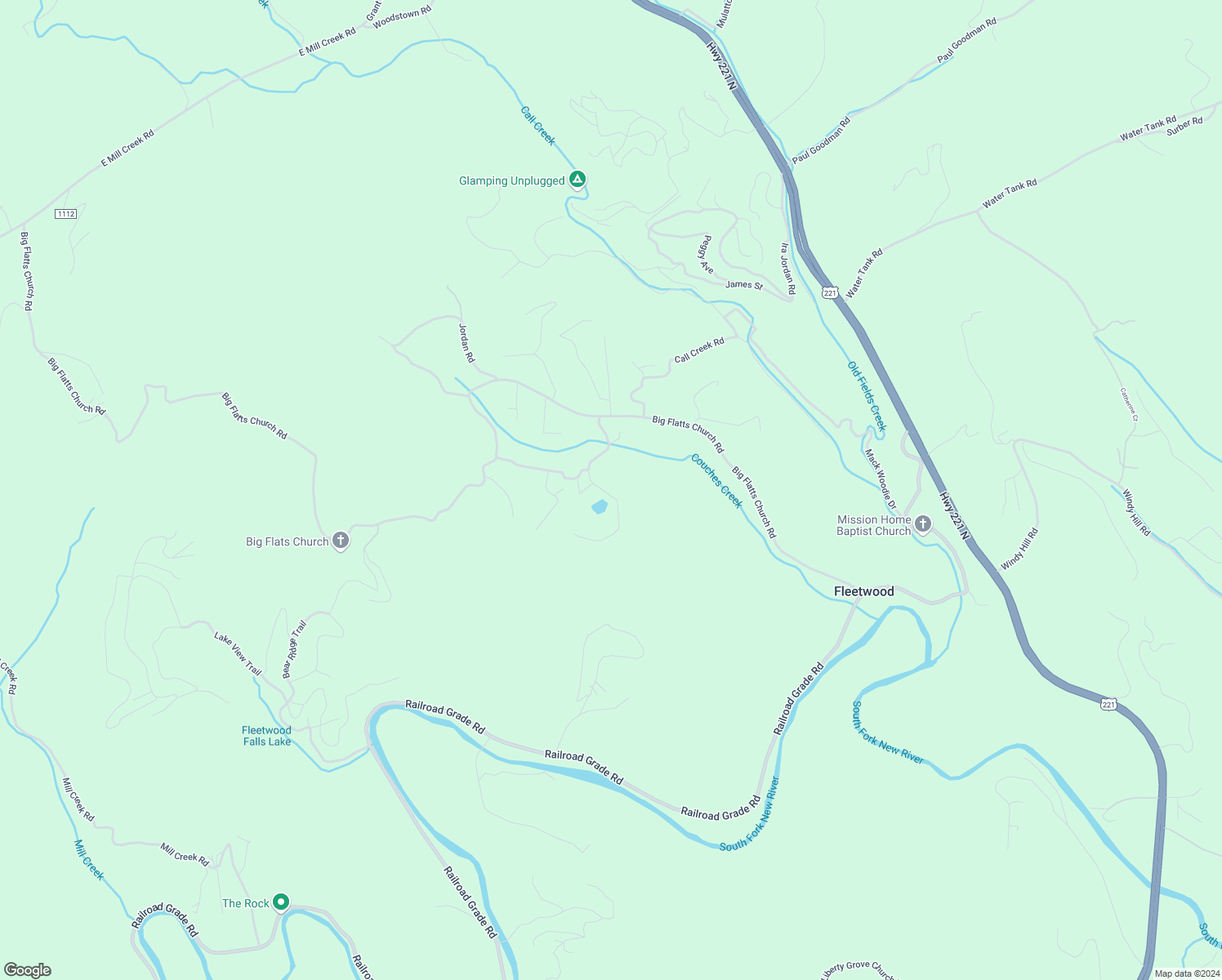 map of restaurants, bars, coffee shops, grocery stores, and more near 391 Merwinds Hillside Farm Road in Fleetwood