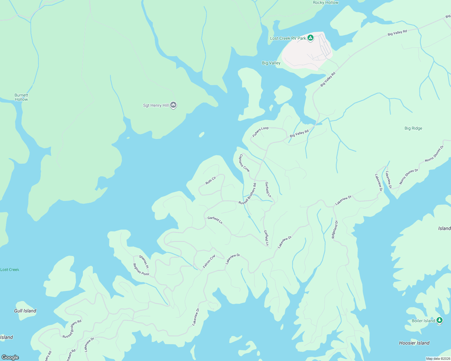map of restaurants, bars, coffee shops, grocery stores, and more near 229 Ruth Circle in Sharps Chapel