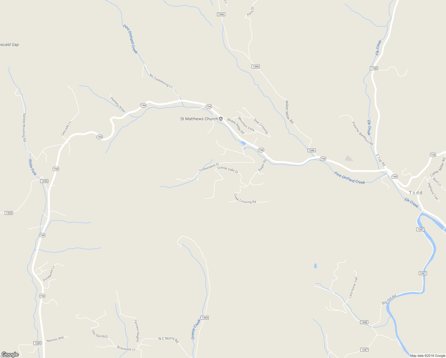 map of restaurants, bars, coffee shops, grocery stores, and more near 274 Grande Oaks Drive in Todd
