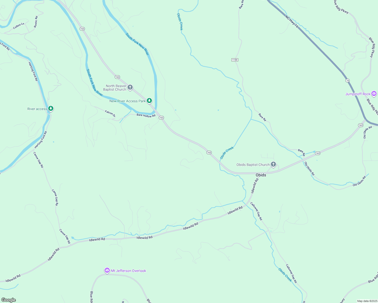map of restaurants, bars, coffee shops, grocery stores, and more near 170 Davis Acres Drive in West Jefferson