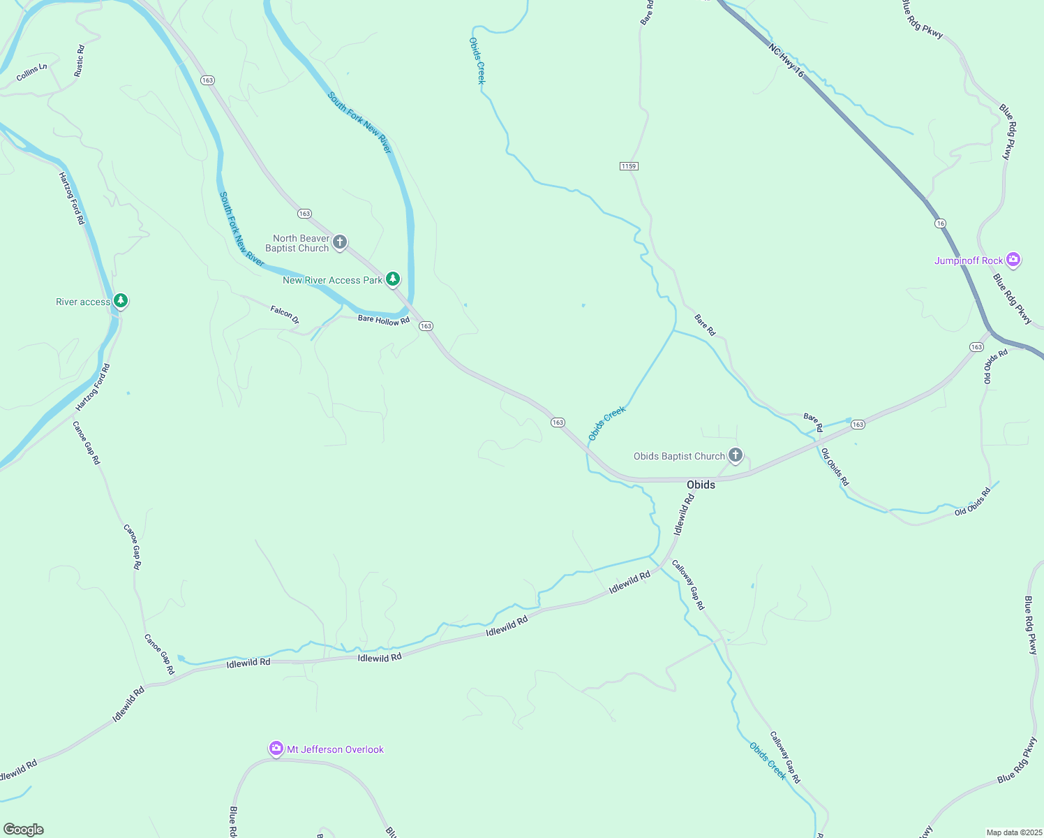 map of restaurants, bars, coffee shops, grocery stores, and more near 277 Davis Acres Drive in West Jefferson