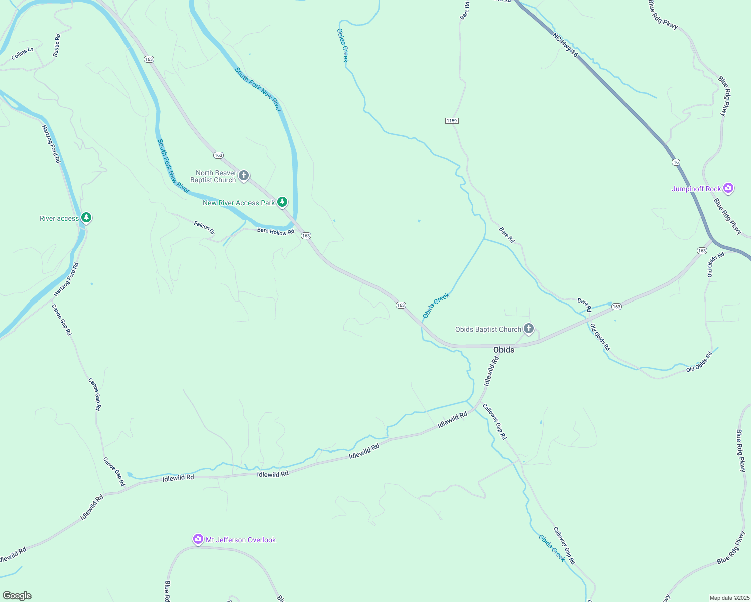 map of restaurants, bars, coffee shops, grocery stores, and more near 277 Davis Acres Drive in West Jefferson