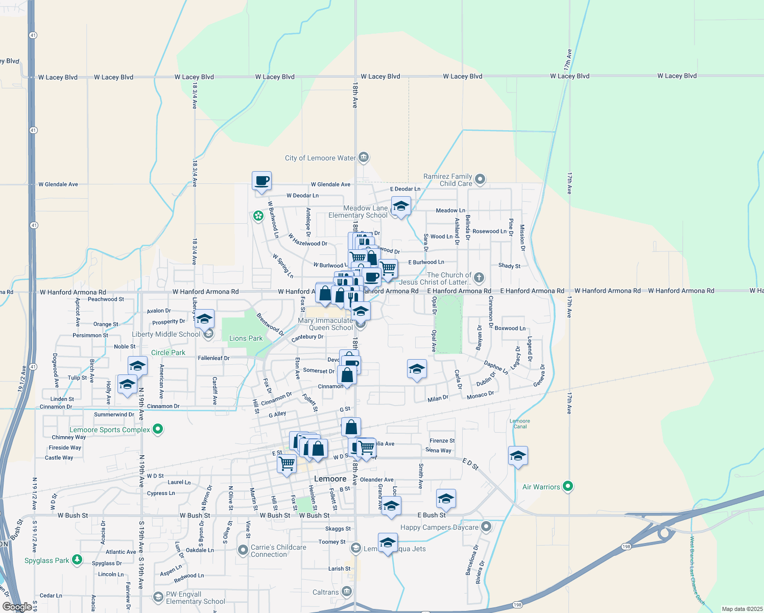 Blake Street, Lemoore CA Walk Score