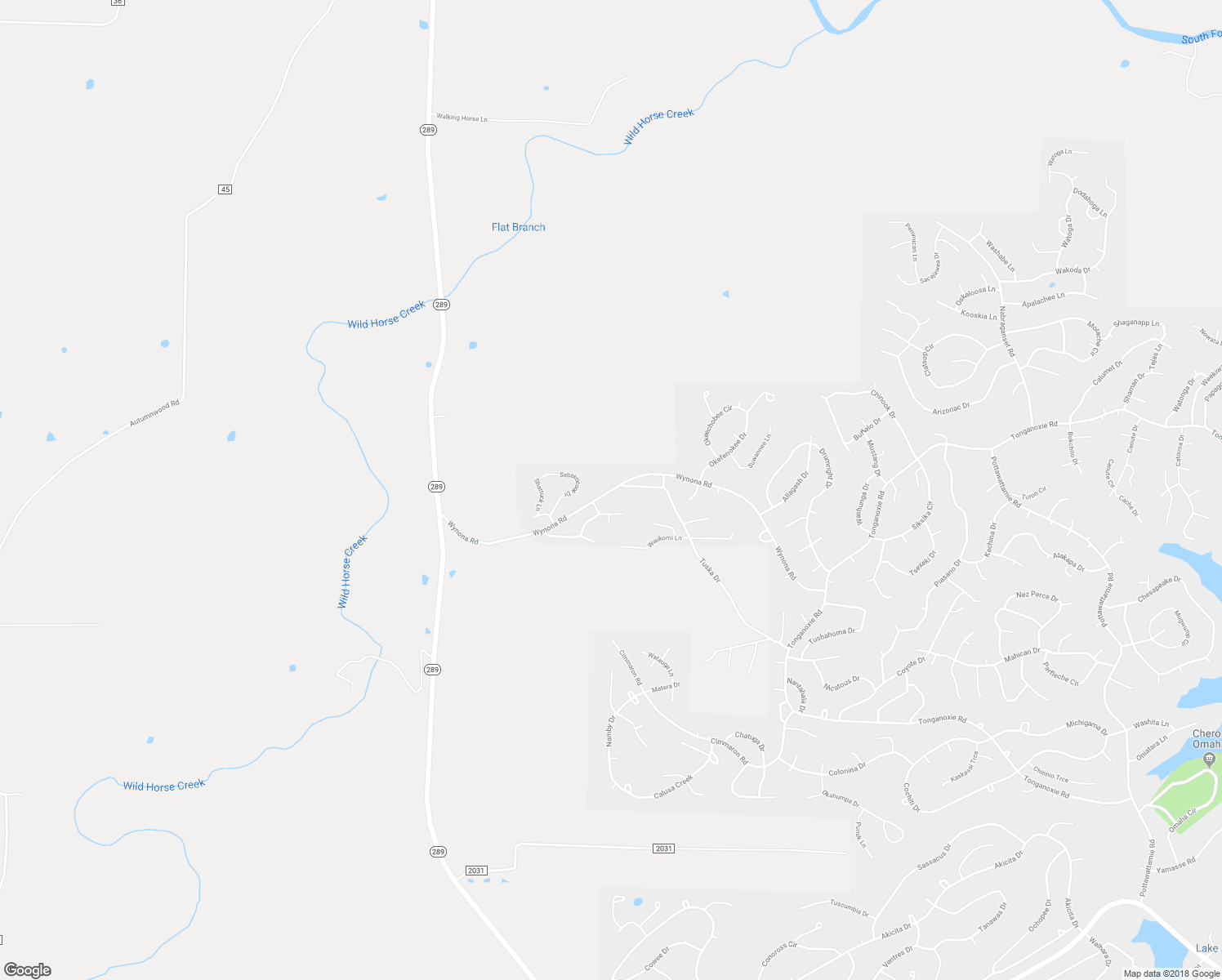 map of restaurants, bars, coffee shops, grocery stores, and more near Wynona Road in Ash Flat