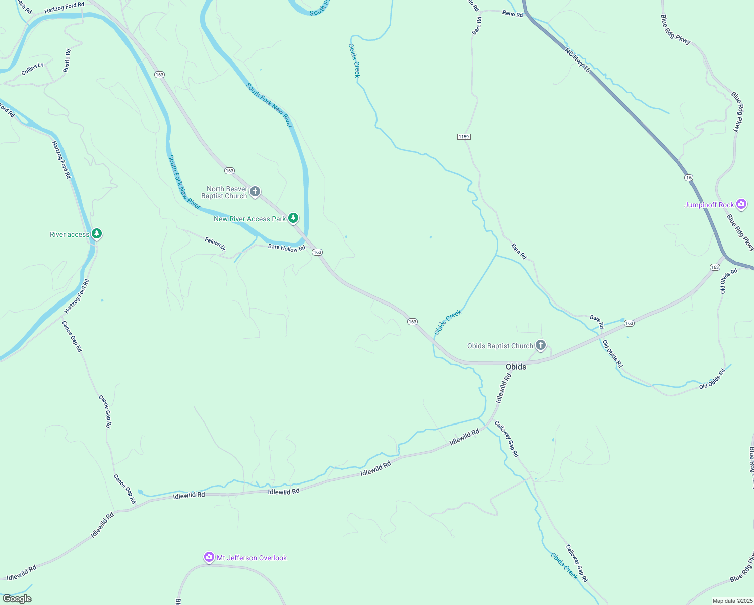 map of restaurants, bars, coffee shops, grocery stores, and more near 105 Davis Acres Drive in West Jefferson