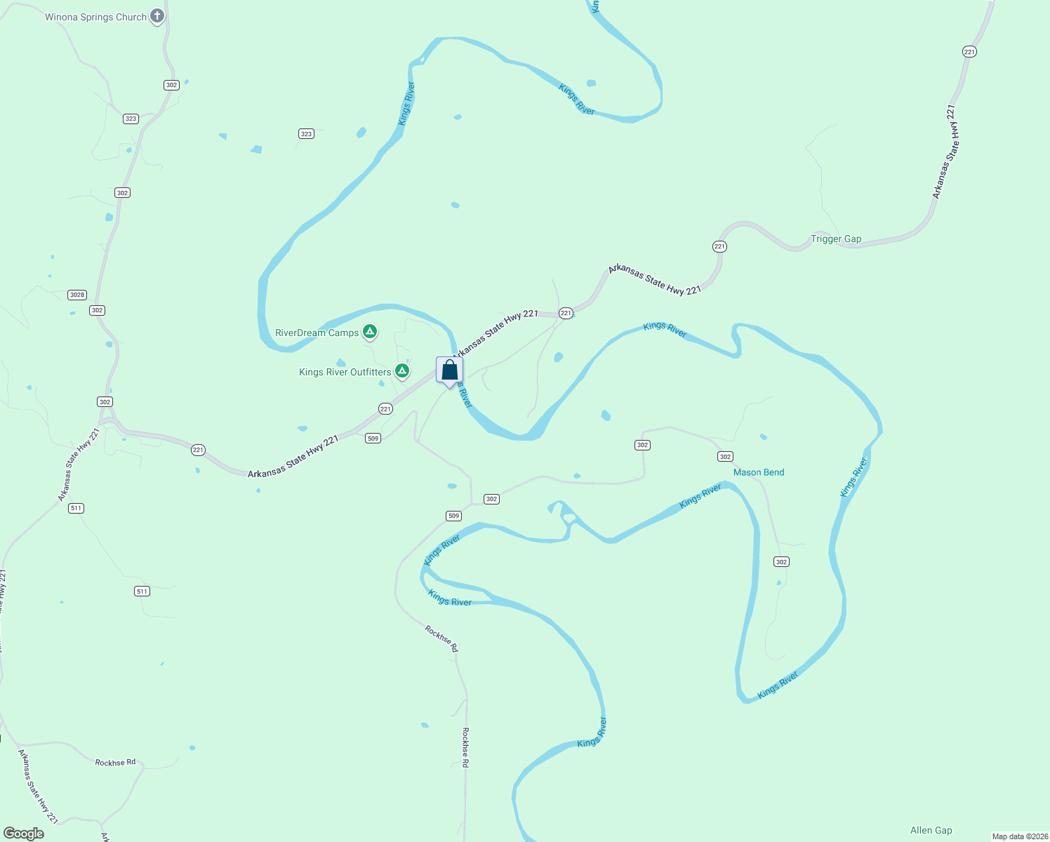 map of restaurants, bars, coffee shops, grocery stores, and more near 350 Star Lane in Eureka Springs