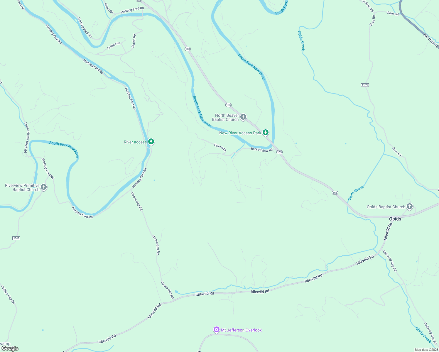 map of restaurants, bars, coffee shops, grocery stores, and more near 330 Blue Jay Drive in West Jefferson