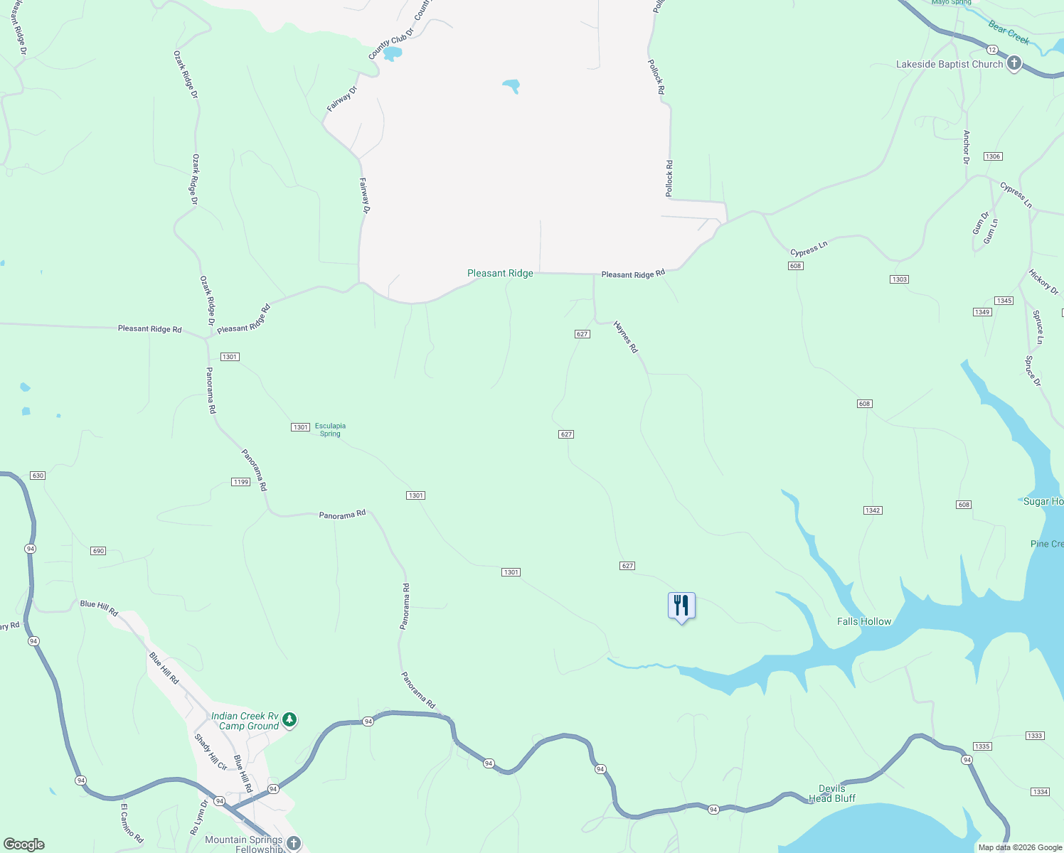 map of restaurants, bars, coffee shops, grocery stores, and more near 8601 Summer Shade Road in Little Flock