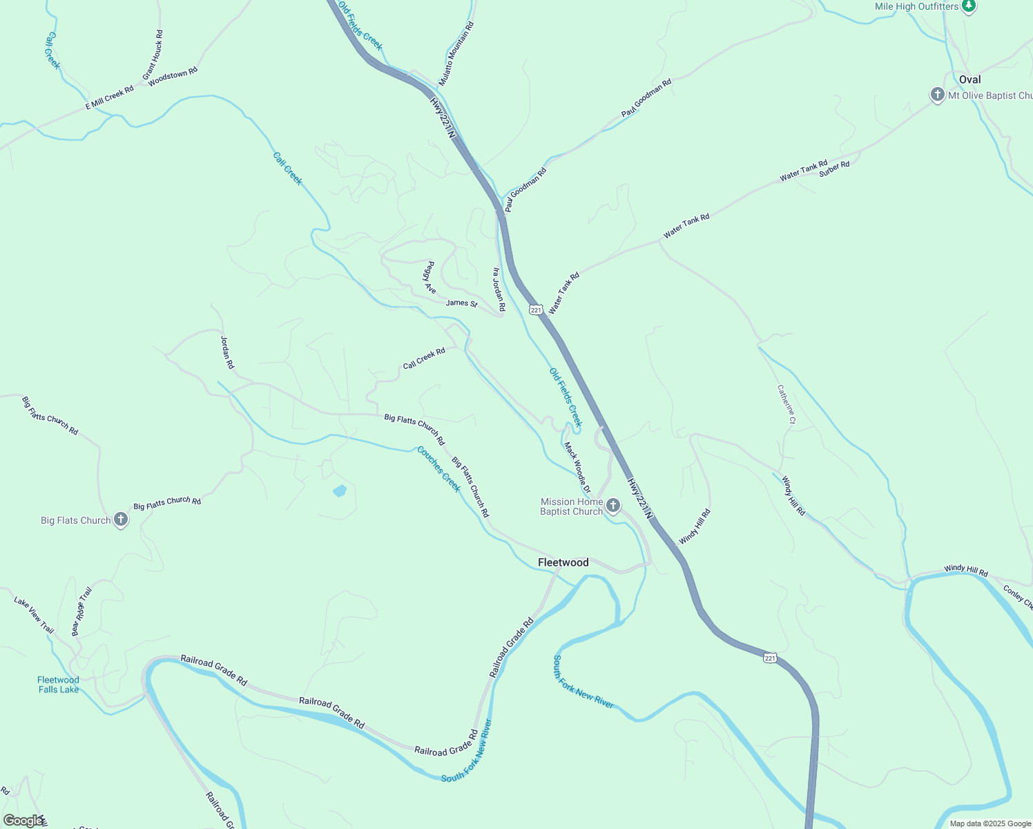 map of restaurants, bars, coffee shops, grocery stores, and more near 415 Camp David Road in Fleetwood