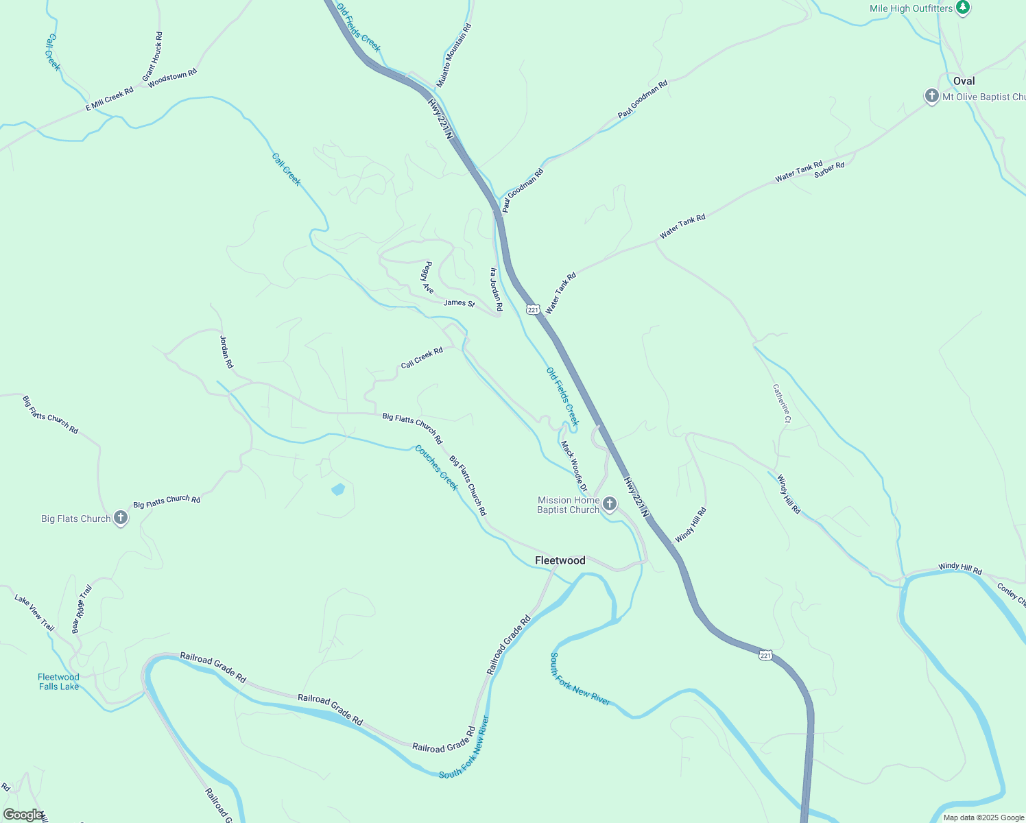 map of restaurants, bars, coffee shops, grocery stores, and more near 415 Camp David Road in Fleetwood
