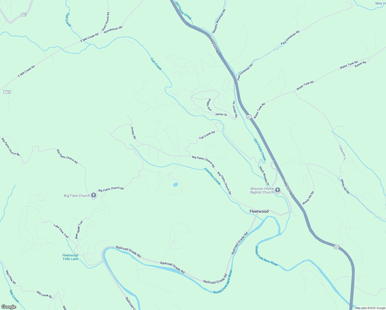 map of restaurants, bars, coffee shops, grocery stores, and more near 954 Big Flatts Church Road in Fleetwood
