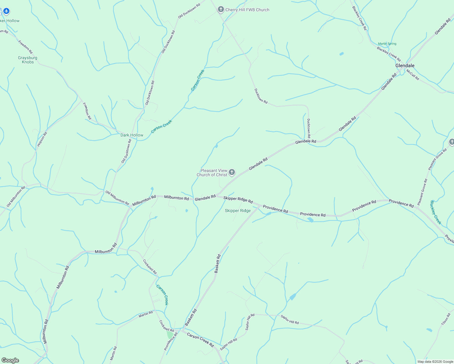 map of restaurants, bars, coffee shops, grocery stores, and more near 131 Glendale Road in Limestone