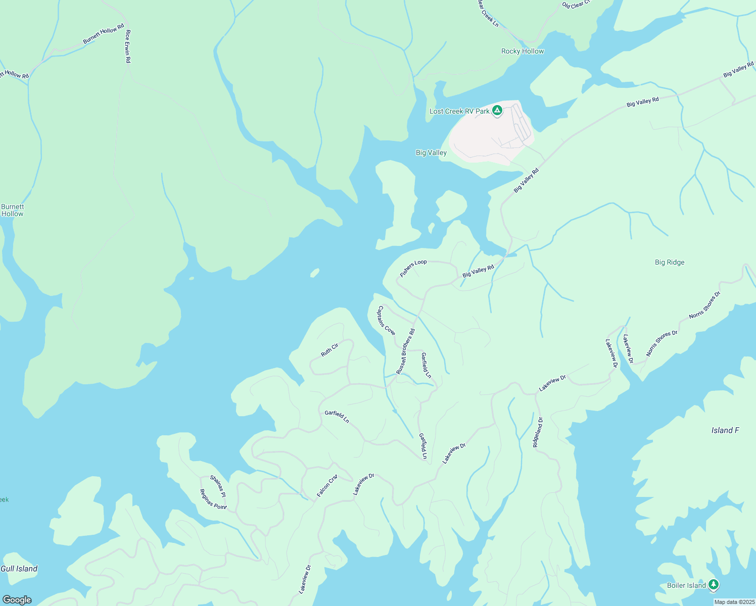 map of restaurants, bars, coffee shops, grocery stores, and more near 380 Captains Cove in Sharps Chapel