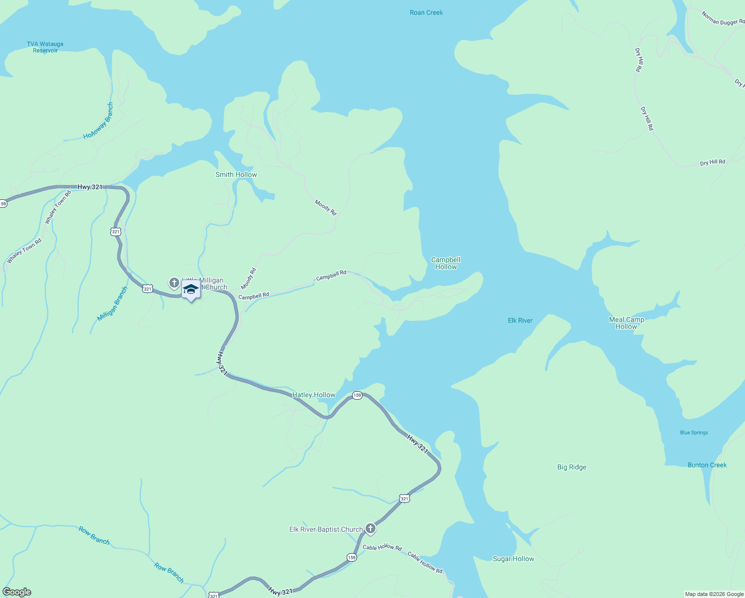 map of restaurants, bars, coffee shops, grocery stores, and more near 110 Country Place Lane in Butler