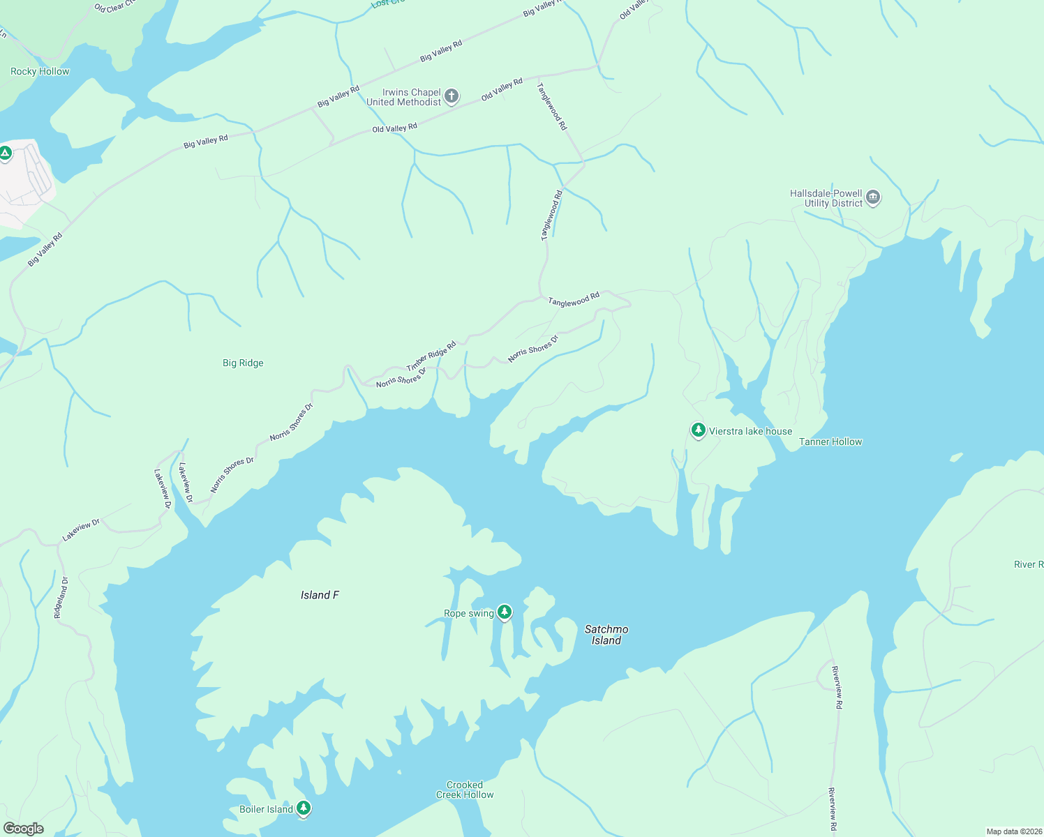 map of restaurants, bars, coffee shops, grocery stores, and more near 235 Norris Shores Lane in Sharps Chapel